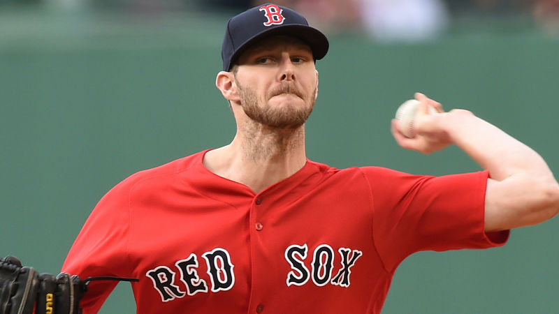 Boston Red Sox pitcher Chris Sale