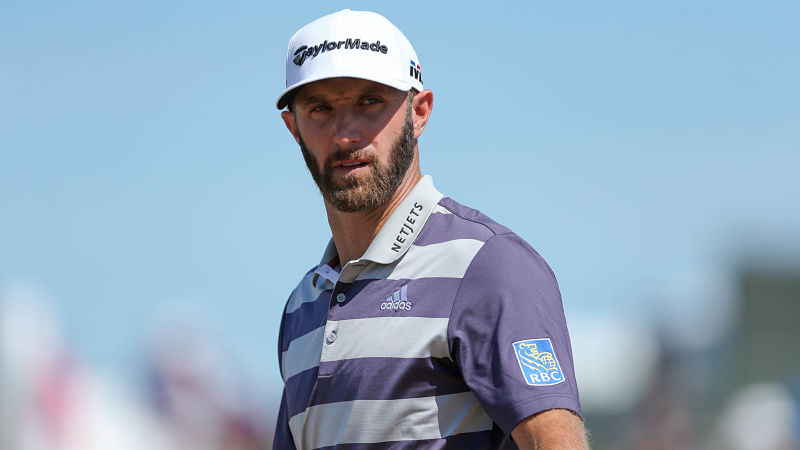 PGA golfer Dustin Johnson