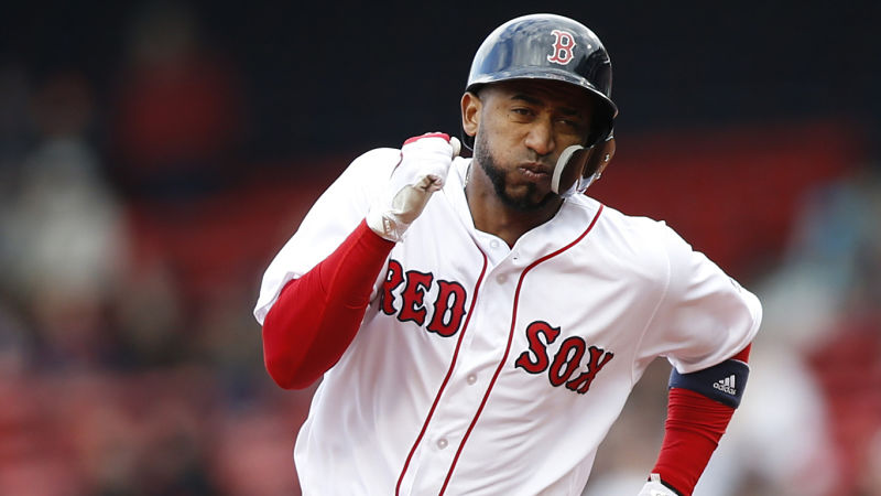 Boston Red Sox infielder Eduardo Nunez
