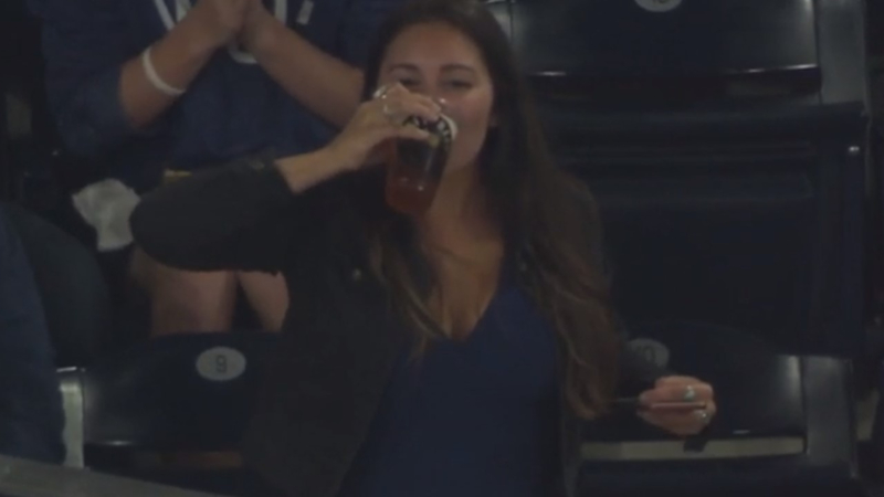 San Diego Padres fan Gabby DiMarco