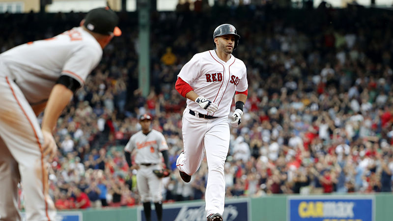 Boston Red Sox designated hitter J.D. Martinez