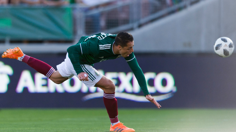Mexico striker Javier "Chicharito" Hernandez
