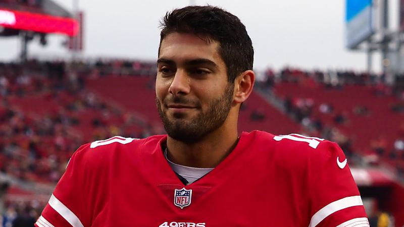 San Francisco 49ers quarterback Jimmy Garoppolo