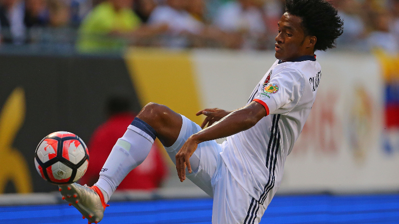 Colombia midfielder Juan Cuadrado