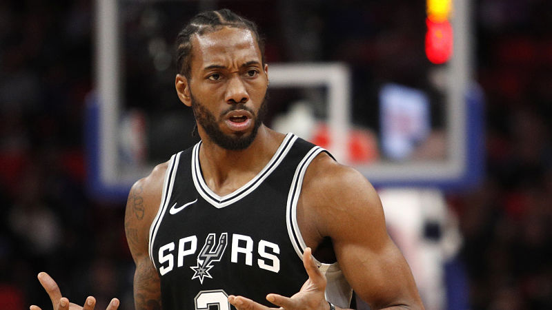 San Antonio Spurs forward Kawhi Leonard