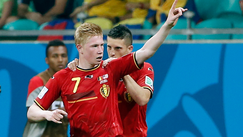 elgium midfielder Kevin De Bruyne