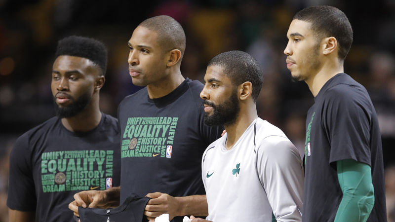 Boston Celtics guard Kyrie Irving