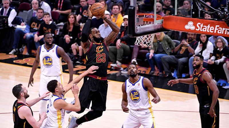 Cleveland Cavaliers forward LeBron James