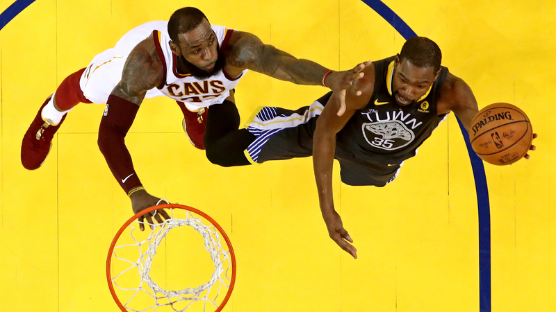 Cleveland Cavaliers Forward LeBron James And Golden State Warriors Forward Kevin Durant