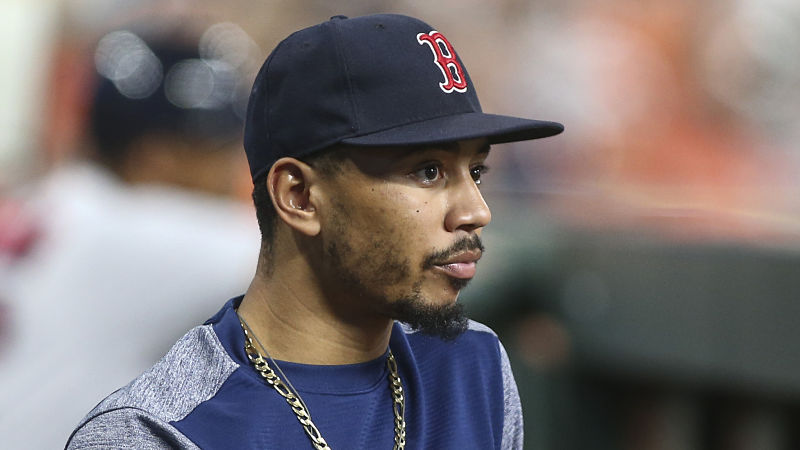 Boston Red Sox outfielder Mookie Betts