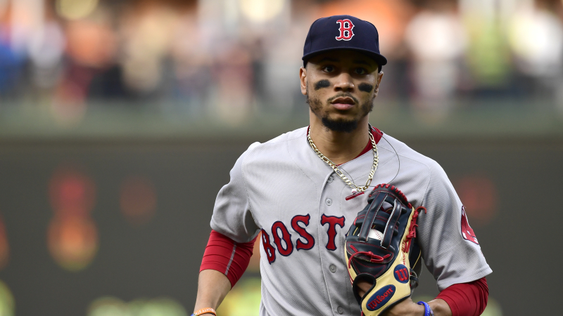 Boston Red Sox right fielder Mookie Betts