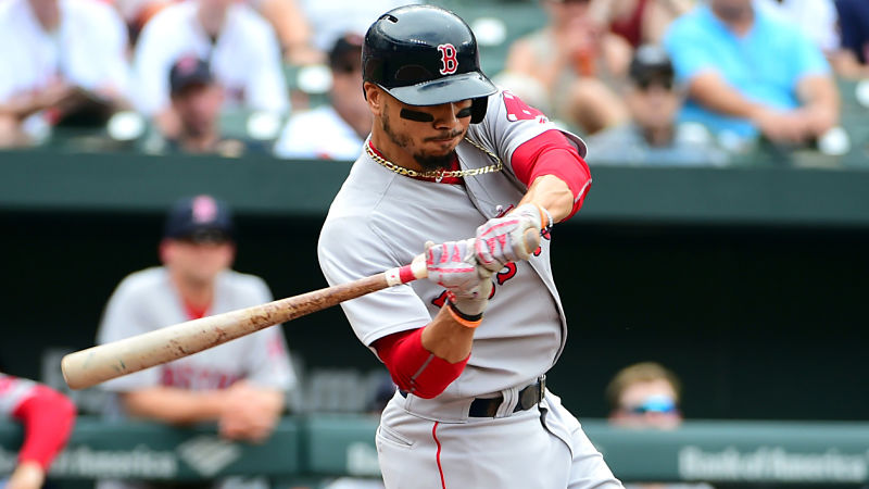 Boston Red Sox outfielder Mookie Betts