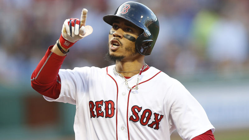 Boston Red Sox outfielder Mookie Betts