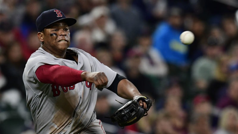 Boston Red Sox third baseman Rafael Devers