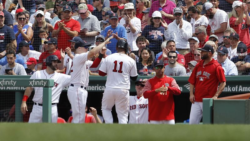Boston Red Sox third baseman Rafael Devers