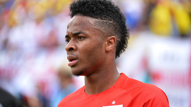 England forward Raheem Sterling