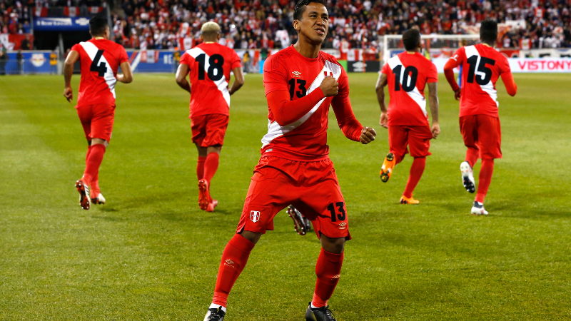 Peru midfielder Renato Tapia