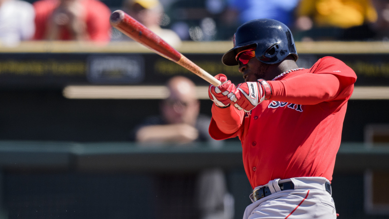 Boston Red Sox outfielder Rusney Castillo