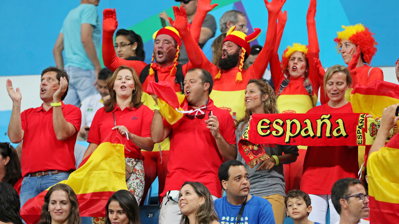 Spain fans