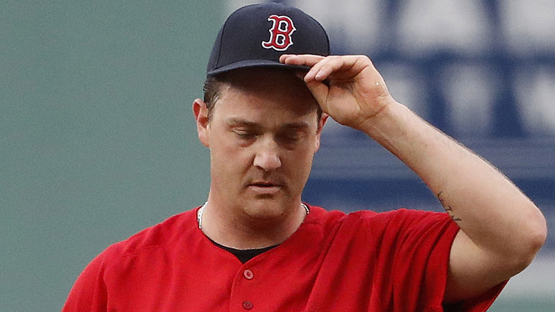 Boston Red Sox pitcher Steven Wright