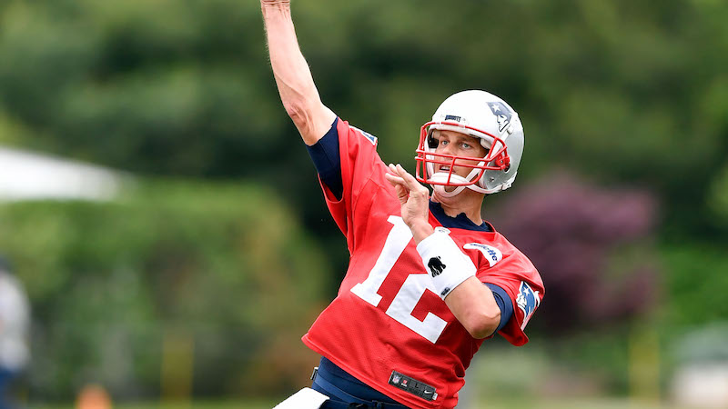 Patriots quarterback Tom Brady