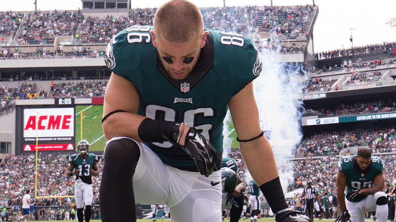 Philadelphia Eagles tight end Zach Ertz