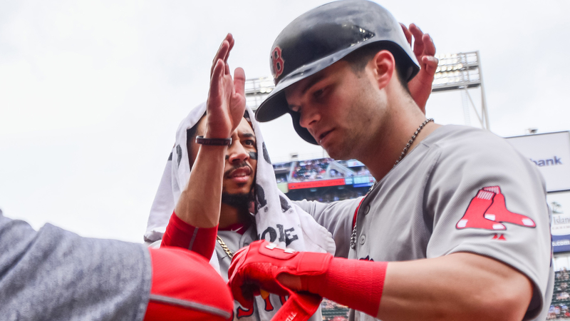 Red Sox outfielder Andrew Benintendi