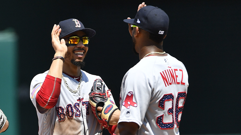 Mookie Betts, Eduardo Nunez