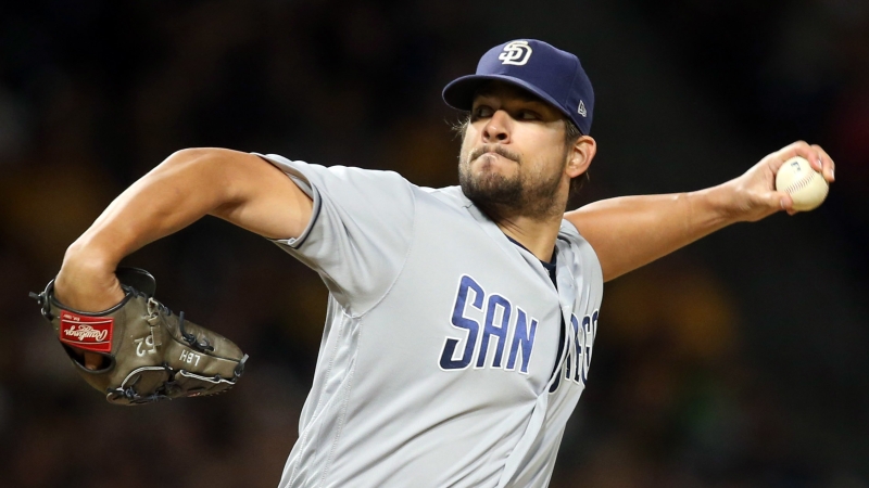 San Diego Padres closer Brad Hand