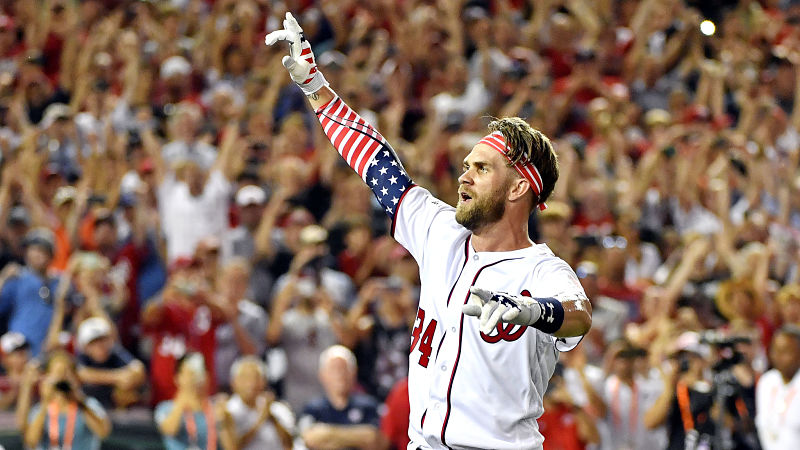 Washington Nationals outfielder Bryce Harper