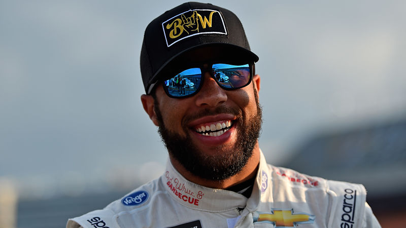 NASCAR driver Darrell Wallace Jr.