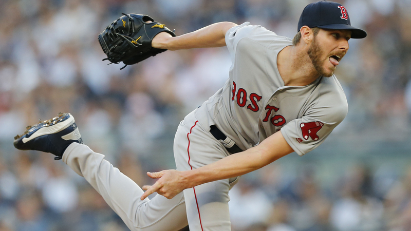 Red Sox pitcher Chris Sale