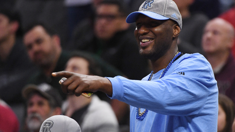 Former NBA player Lamar Odom