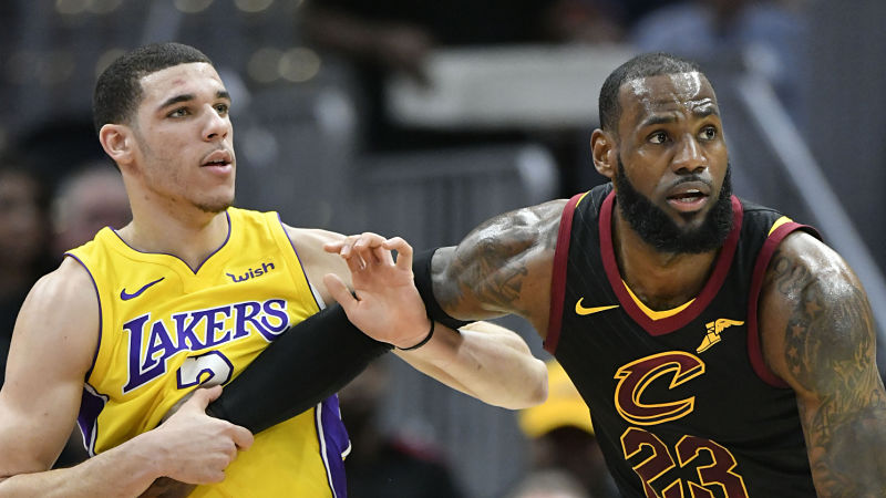 Lonzo Ball, LeBron James