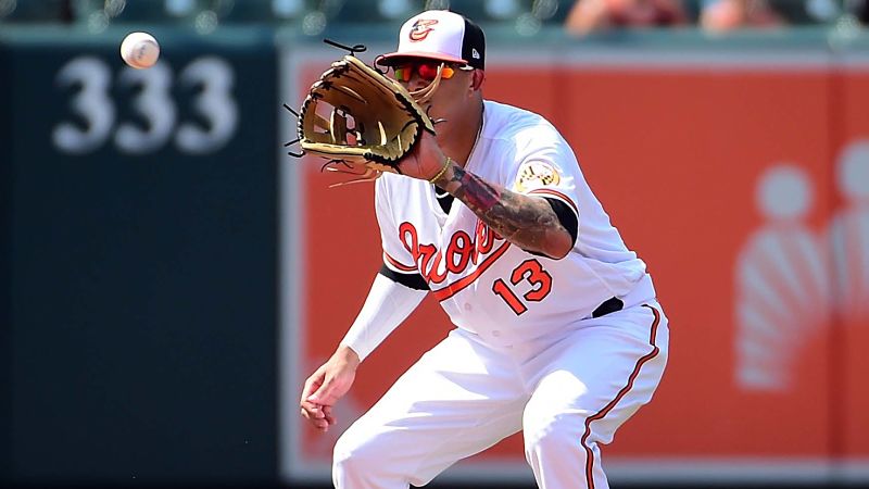 Baltimore Orioles shortstop Manny Machado