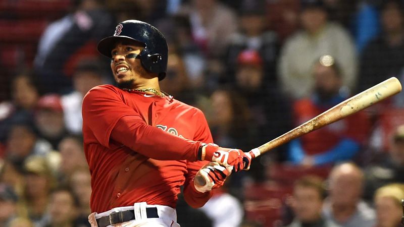 Boston Red Sox outfielder Mookie Betts