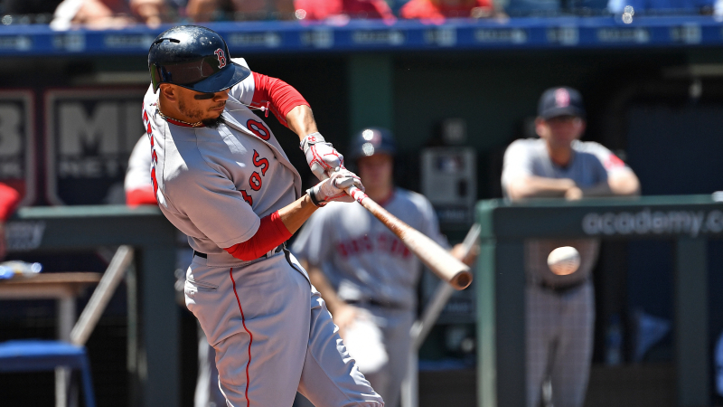Boston Red Sox right fielder Mookie Betts