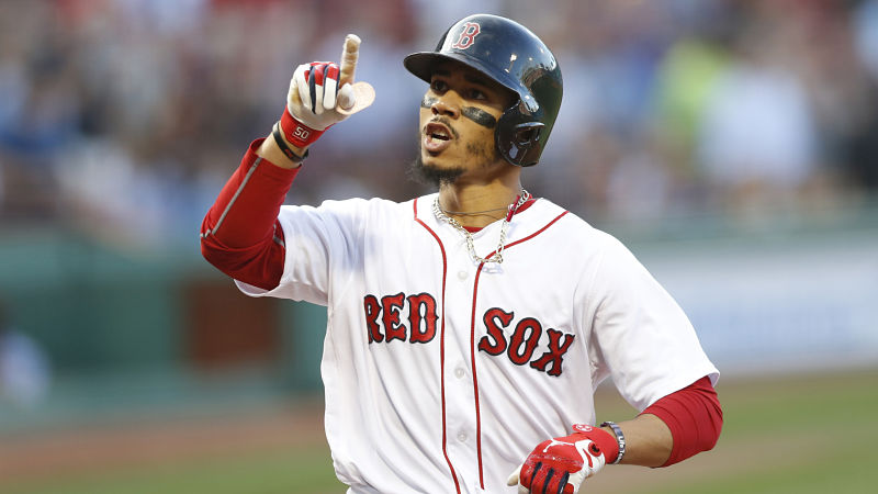 Boston Red Sox right fielder Mookie Betts