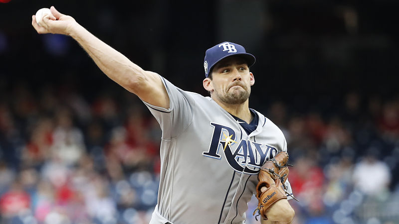 Boston Red Sox pitcher Nathan Eovaldi