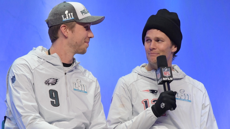 Nick Foles and Tom Brady