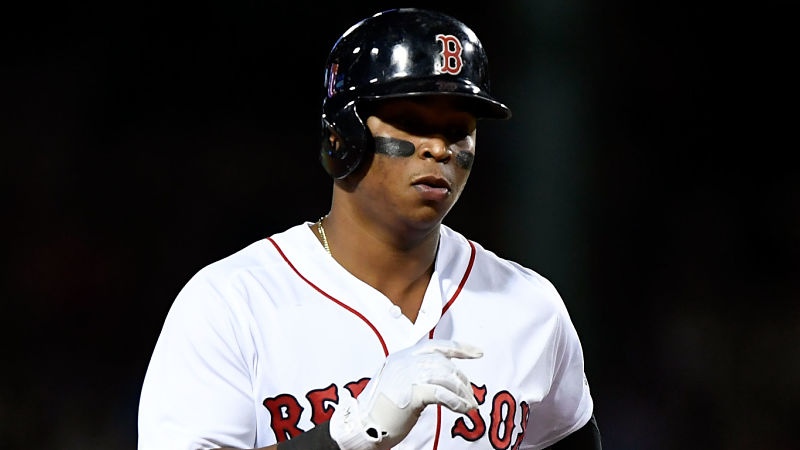 Boston Red Sox third baseman Rafael Devers