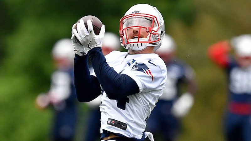 Patriots running back Rex Burkhead