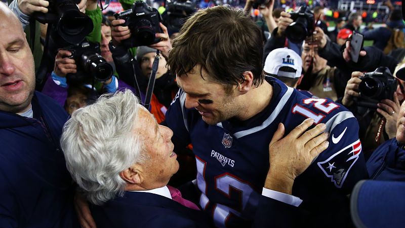 Robert Kraft, Tom Brady