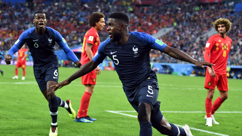 France defender Samuel Umtiti