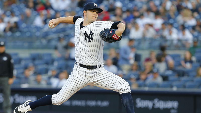 New York Yankees pitcher Sonny Gray