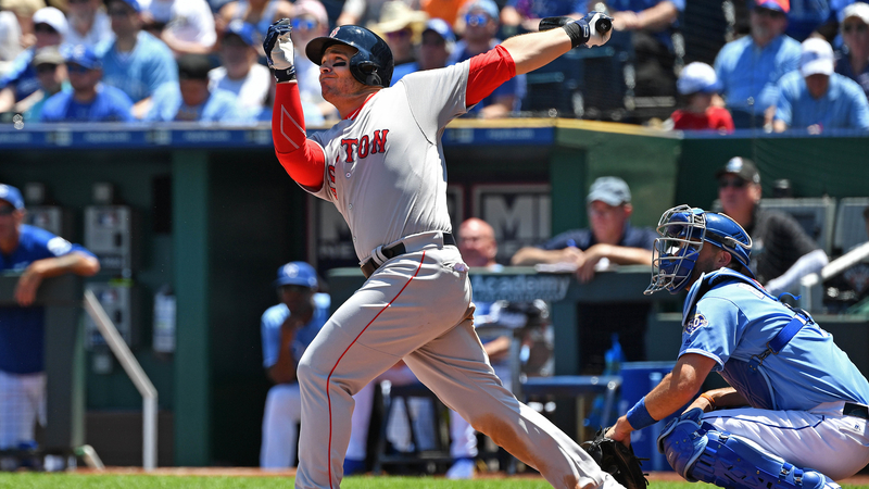 Boston Red Sox Designated Hitter Steve Pearce
