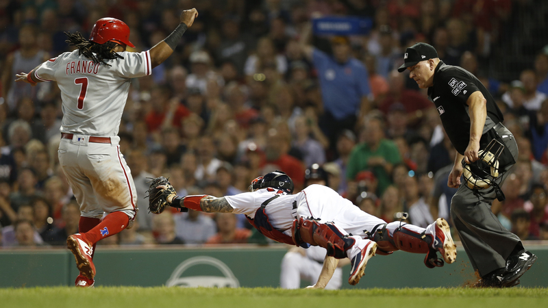 Blake Swihart, Maikel Franco