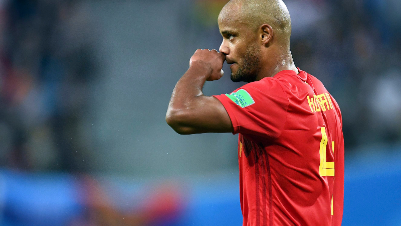 Belgium defender Vincent Kompany