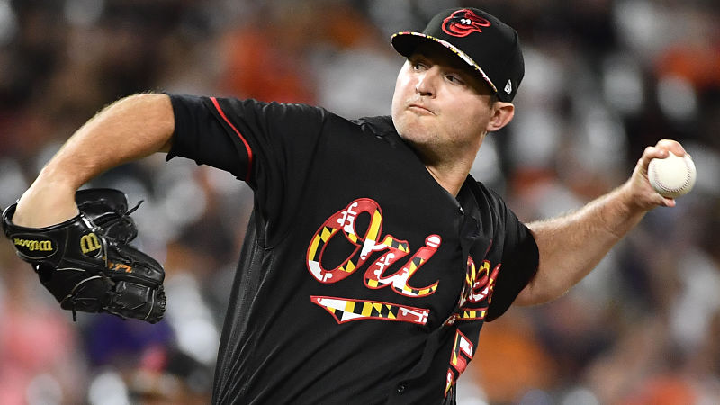 Baltimore Orioles pitcher Zach Britton