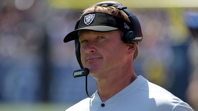 Oakland Raiders coach Jon Gruden